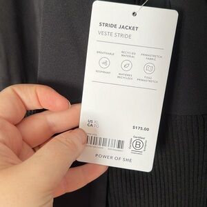 Athleta stride jacket. NWT